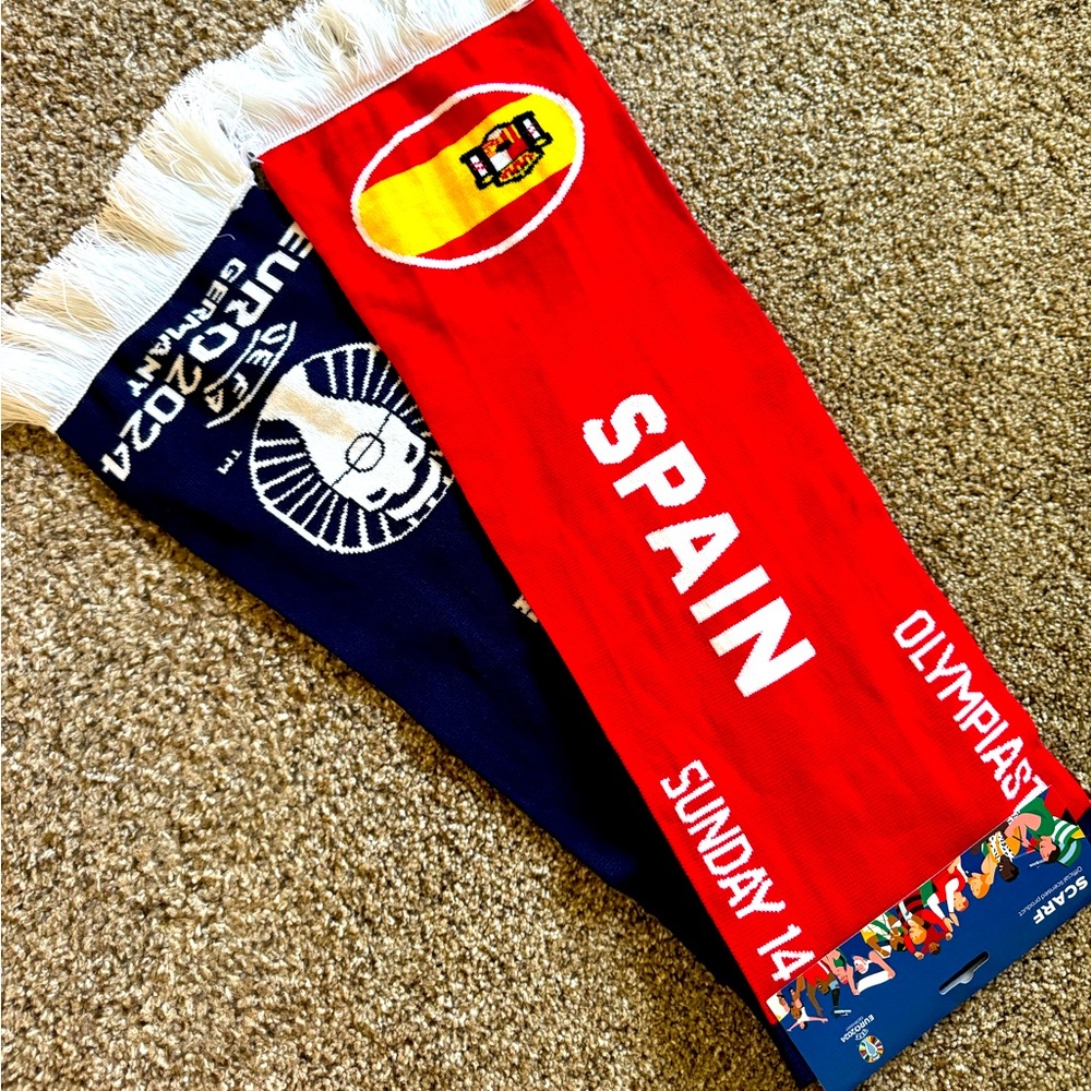 Official UEFA EURO 2024 Final Spain - England Scarf Berlin